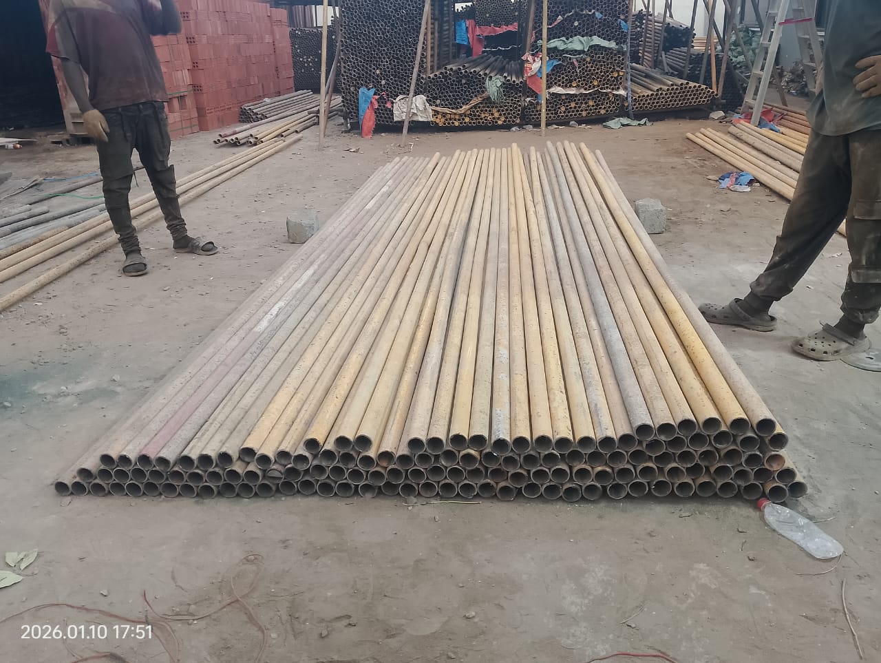 6m Galvanised Pipes